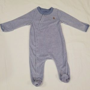 Baby GAP fleece footed onesie